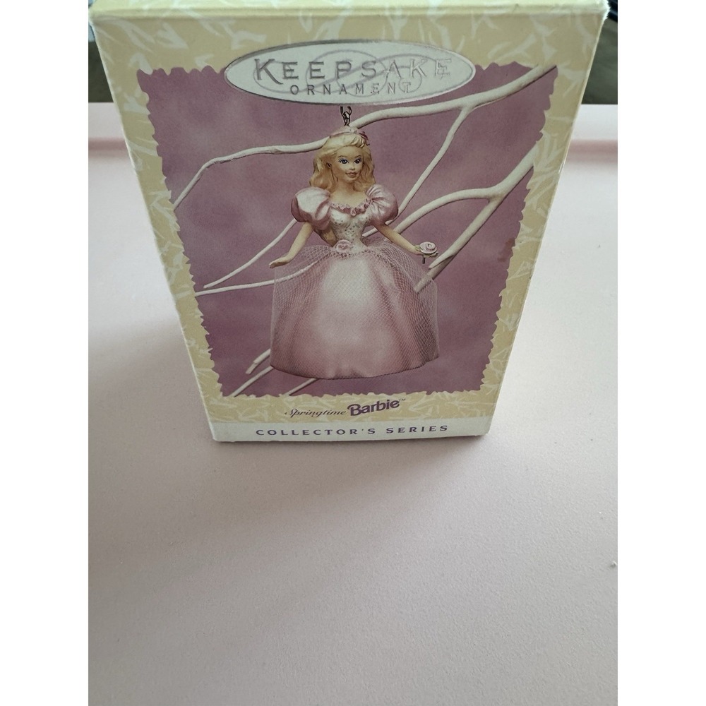 1996 Hallmark Keepsake Ornament Springtime Barbie Easter Collection #2